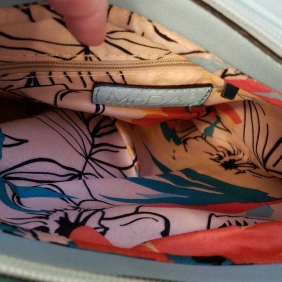 Mint Green Square Double Box Crossbody - Picture 4 of 4